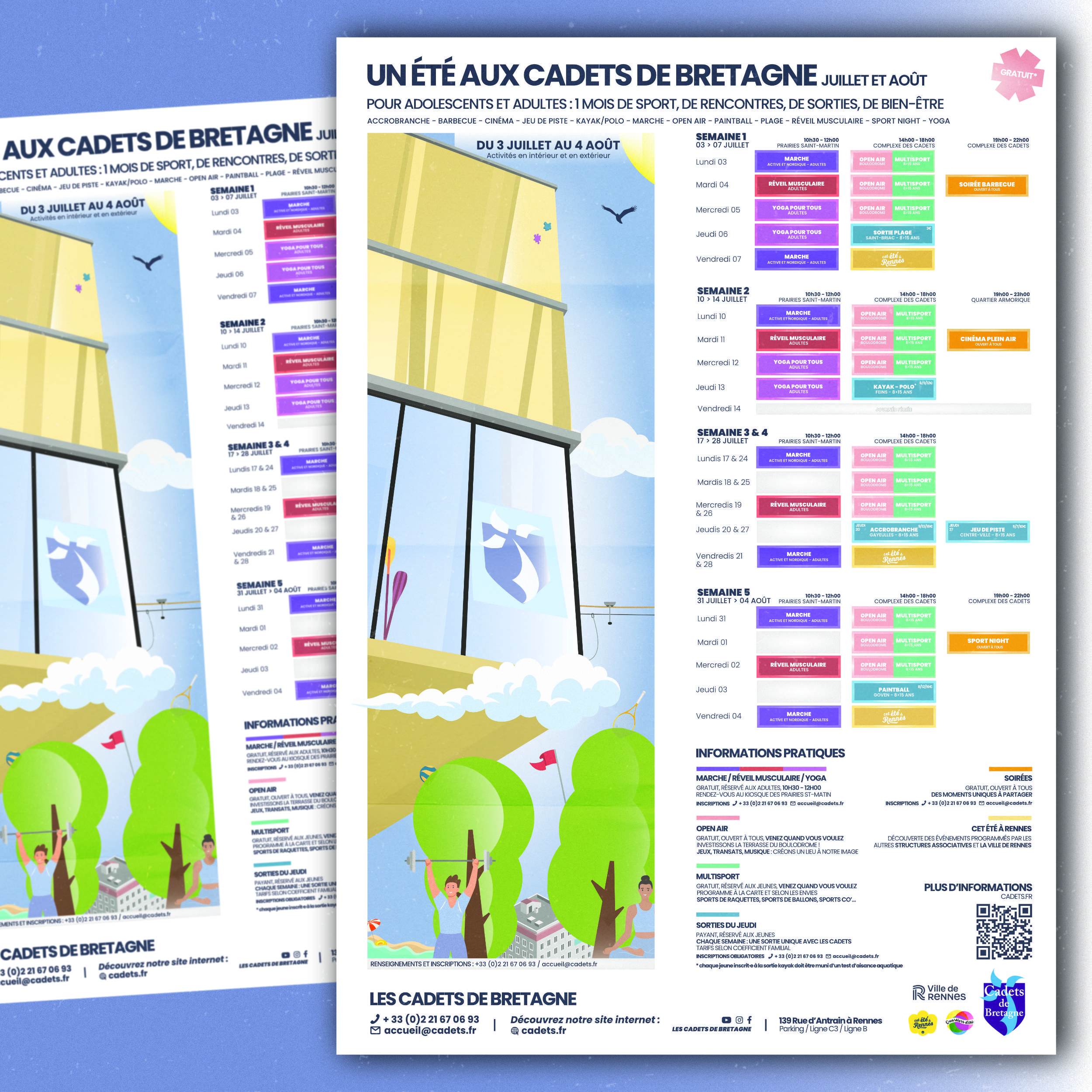 Un été aux Cadets de Bretagne : 5 semaines de sport, de sorties, de rencontres et de bien-être