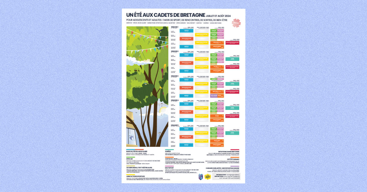 Ce que nous réserve juillet : le programme des stages se dévoile